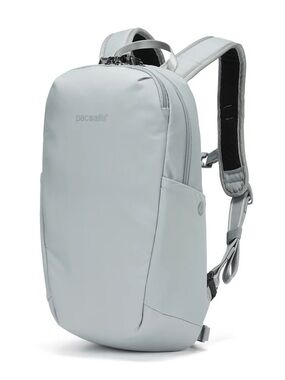 Pacsafe Slim 12L Anti-Theft Backpack in Digital Gray- Brand New
